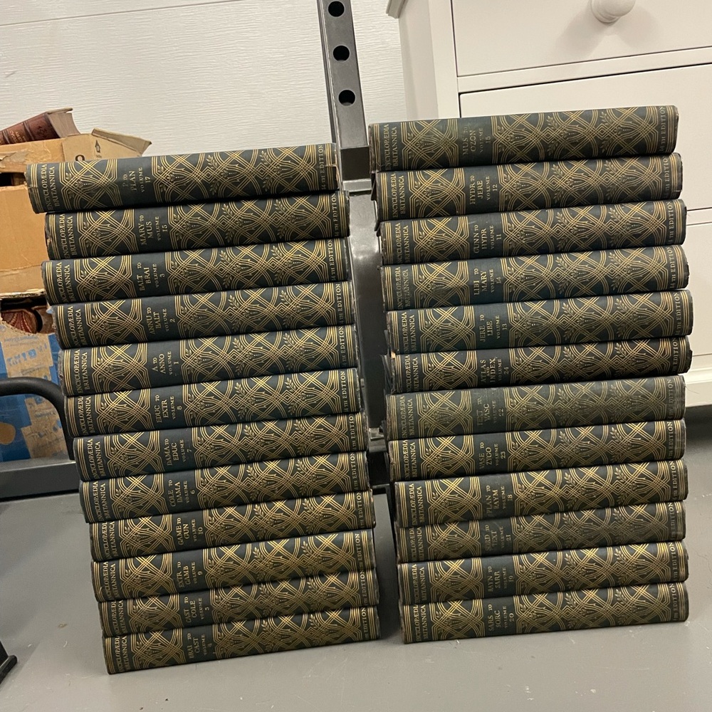 antique enclycopedia 14th Edition 1929